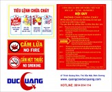 Biển mica nội quy, tiêu lệnh PCCC giá rẻ