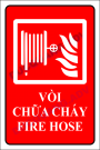 Biển báo vòi chữa cháy