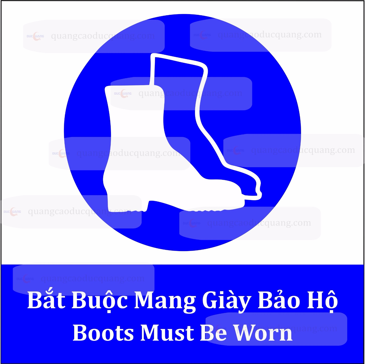 bien bao an toan bat buoc mang giay bao ho