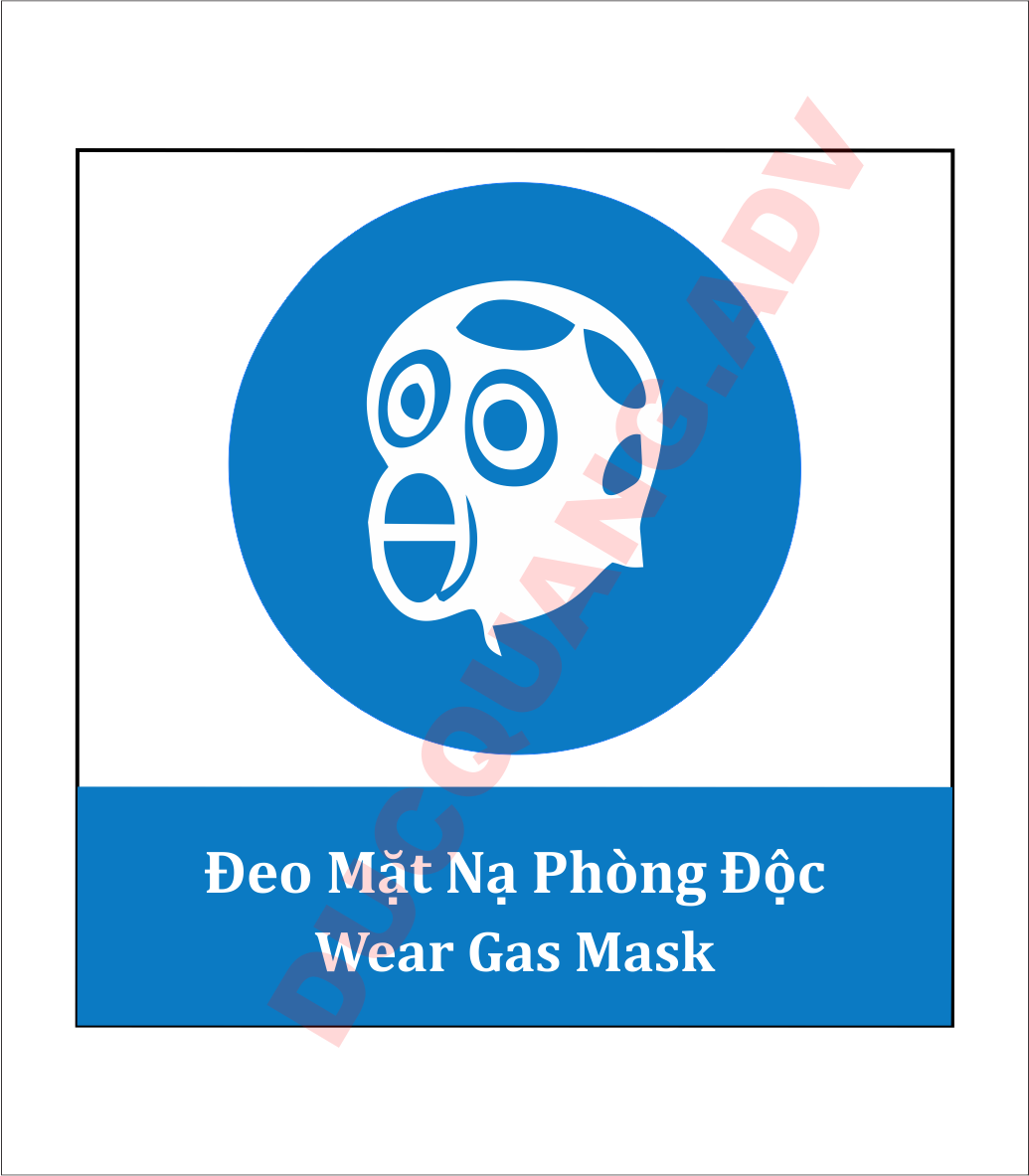 Đeo mặt nạ phòng độc