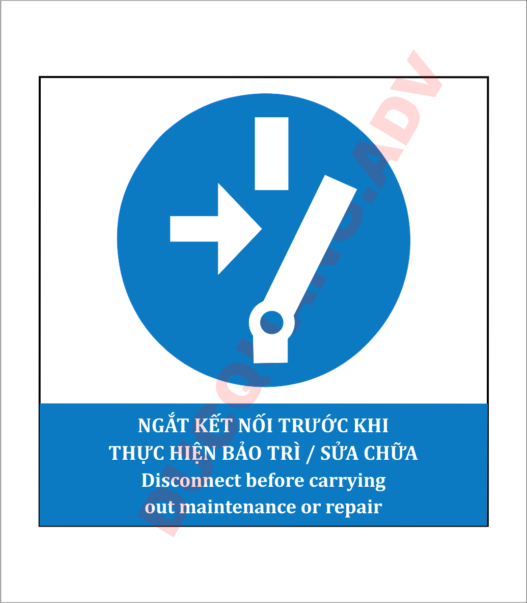 bat buoc ngat ket noi dien trước khi sua chua bao tri