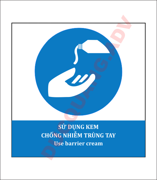 Sử dụng kem chống nhiễm trùng tay