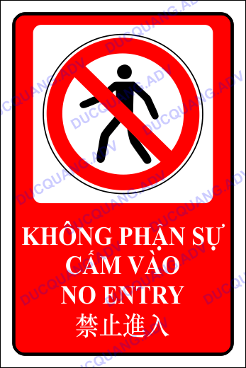bien bao khong phan su cam vao