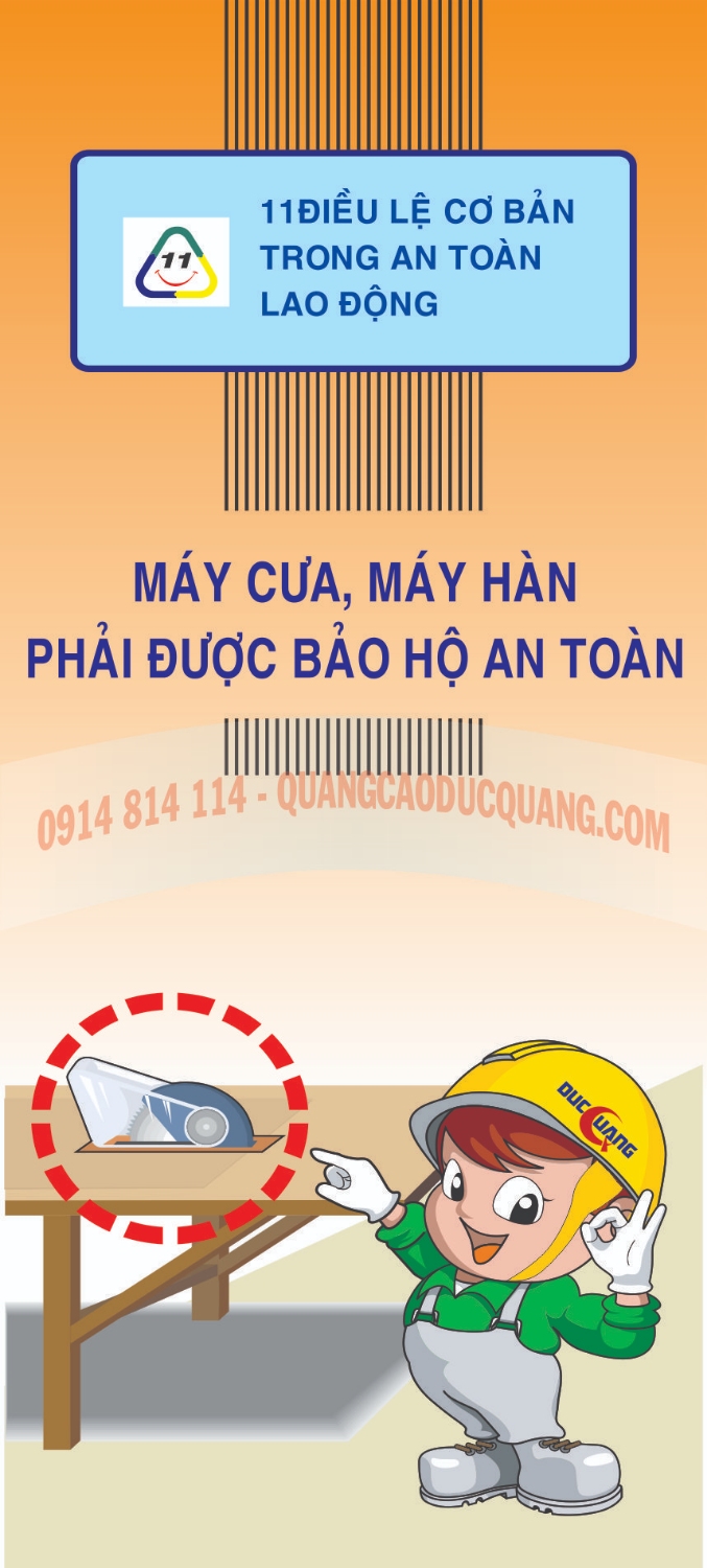 Biển báo máy móc thiết bị phải an toàn